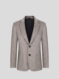 Beige Woolen Elegance Suit (1)